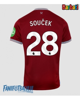 West Ham United Tomas Soucek #28 Tricou Fotbal Replică 2025-26 Barbati Acasa